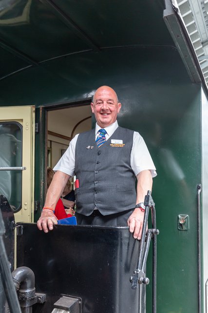 Alan aus Weymouth Dorset ist begeisterter Eisenbahnfan