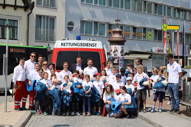 Erste Hilfe Flashmob am Niedermarkt in Klosterneuburg | Foto: ÖRK Klosterneuburg