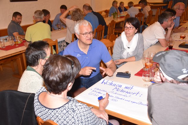 Der Dorferneuerungsprozess läuft. Bei "Dorfabenden" brachten die Bürger ihre Ideen zu Papier.
