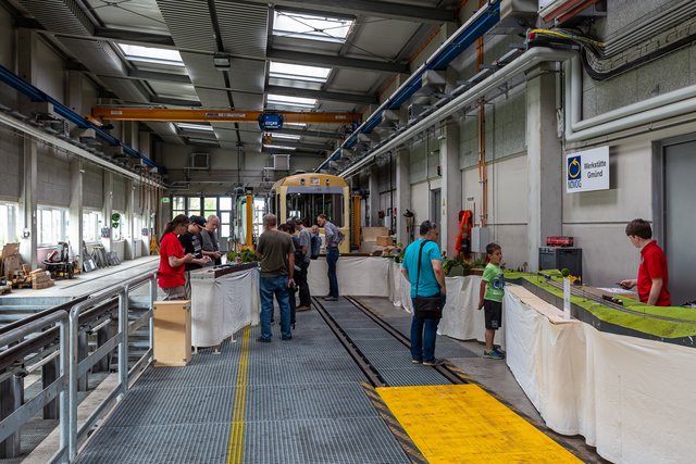 Modellbahn Ausstellung in der Werkstatt