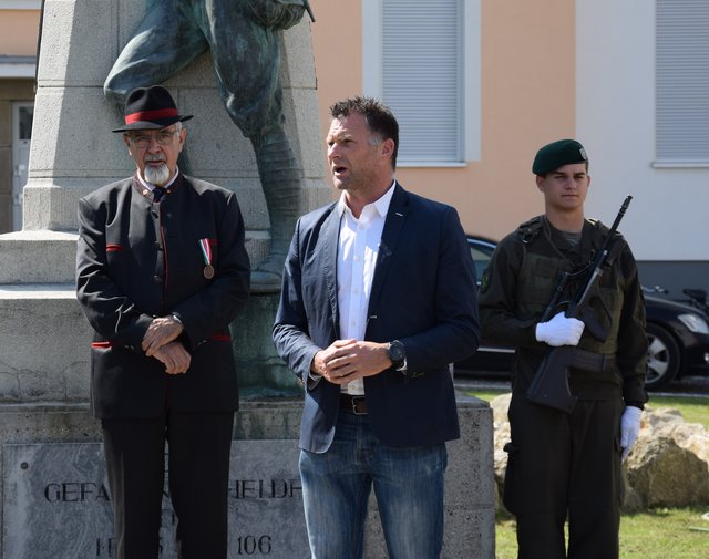 Vizebürgermeister Andreas Stumpf bei seinen Grußworten | Foto: Eigenes Werk
