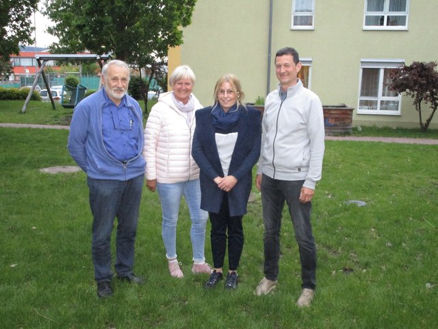 Die neuen Funktionäre der Arbeitsgruppe St. Georgen. Vlnr: Harald Breuer, Hermine Lebschy, Karoline Ascher, Horst Lebschy. Nicht am Bild: Karin Oberreiter