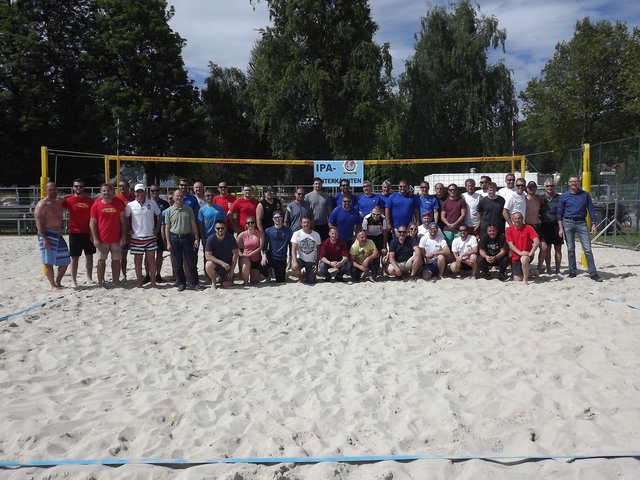 Insgesamt elf Mannschaften nahmen beim Beachvolleyball Turnier der IPA Verbindungsstelle Unterkärnten teil