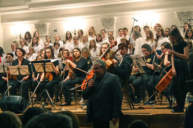 Musiker aus St. Stefan und Kroatien betraten gemeinsam die Bühne.