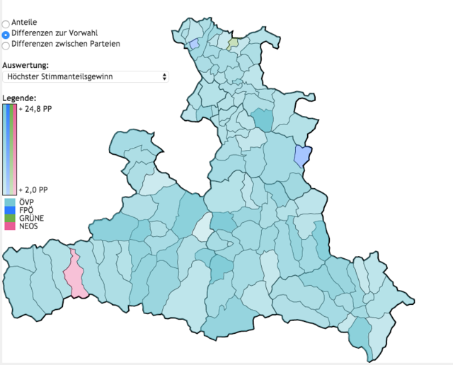 Die Pongauer gingen 2019 brav zur EU Wahl, die Wahlbeteiligung stieg um 7,7 Prozent.