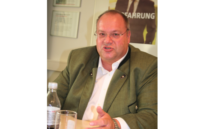 NR-Abg. Walter Bacher, der Bezirksparteiobmann der SPÖ Pinzgau.