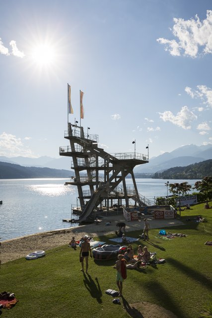 Der Sprungturm soll im Juni wiedereröffnet werden