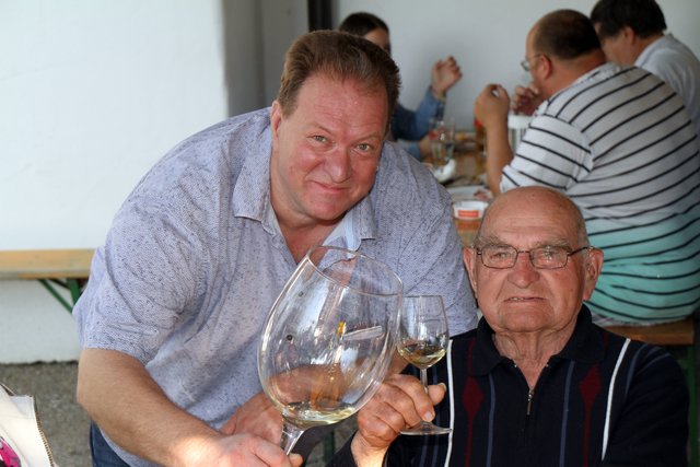 Herbert Heinl (rechts) ist ein Onkel von Schlagerstar Andy Borg.