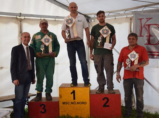 Division Crash Spezial Klasse 2: 1. Dietmar Grill, 2. Patrick Hammer, 3. Harald Wykydal, 4. Werner Seidl