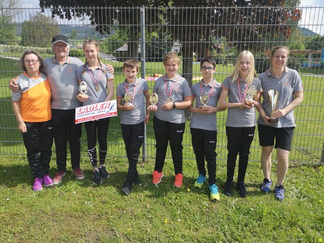 Die erfolgreichen Stocksportler des ESV Kainachtal Süd holten bei den Österreichischen Meisterschaften im Bewerb U14 Bronze.