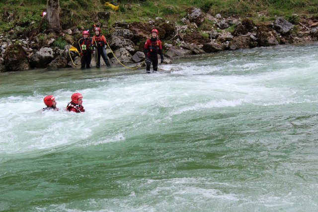 Herausfordernd: Die Ausbildung zum Fließwasser-Retter.