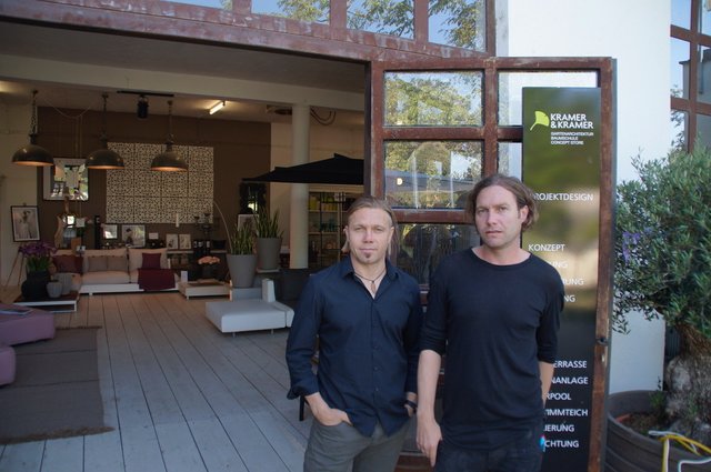 Joachim Hirzi und Bernhard Kramer luden zum Event.