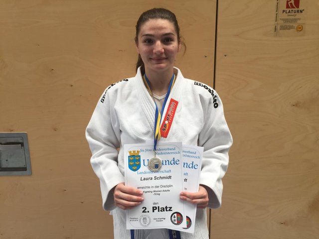 Laura Schmidt konnte sich eine Medaille holen.