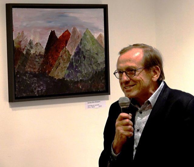 Einführung zu der Kunstaktion durch Gerhard Knolmayer | Foto: Maria Santner