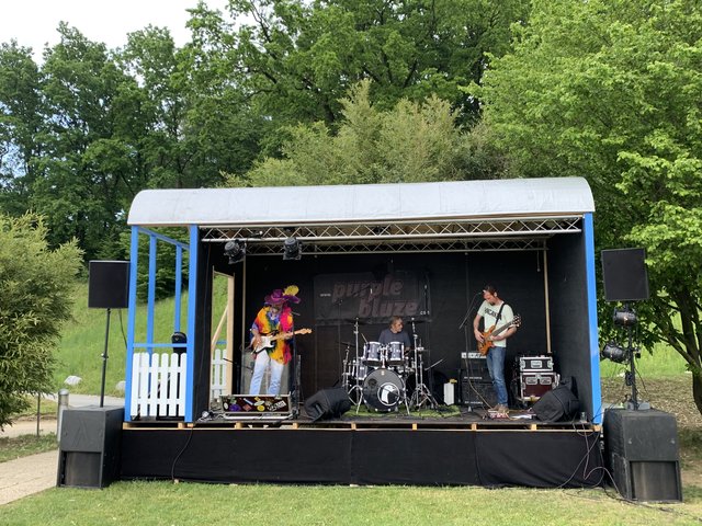 Die Band Purple Bluze sorgte für gute Stimmung an der Copa.
