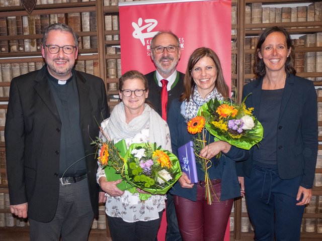 Frank Cöppicus-Röttger, Elisabeth Huber, Andreas Gutenthaler, Doris Krammer und Christine Sablatnig (Regionalbegleiterin KBW Salzburg). | Foto: KBW Salzburg