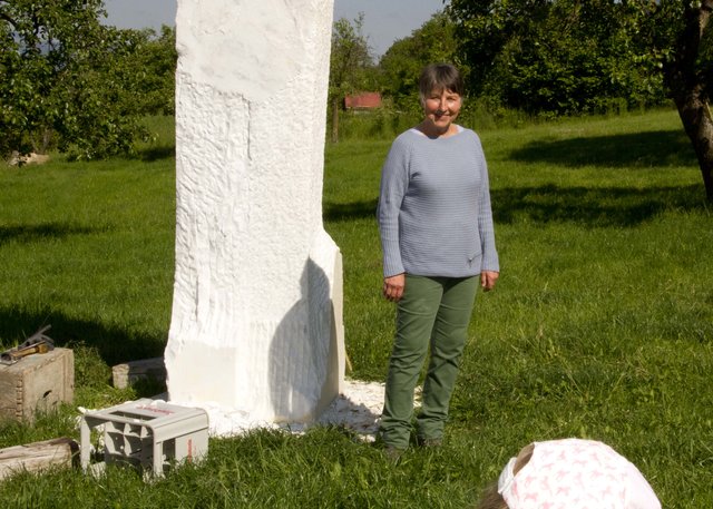 VS Markt Allhau bei Bildhauerin Ulrike Truger Oberwart