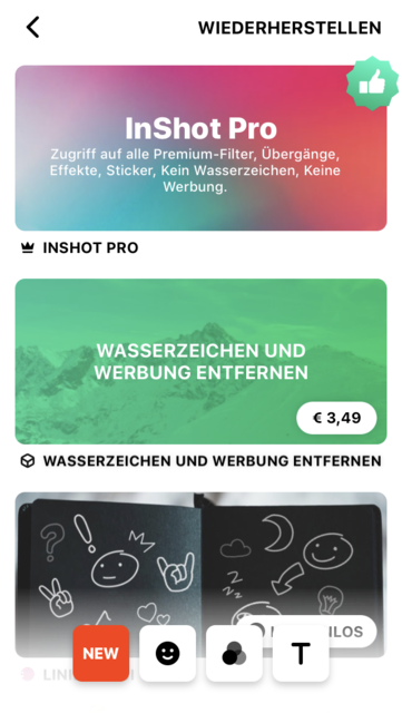 App-Tipp der Woche: InShot- Video-Editor &amp; Foto  | Foto: Screenshot