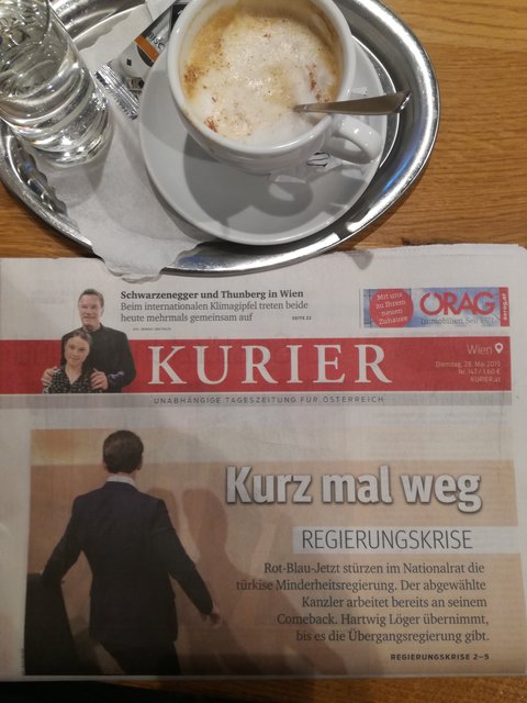 Morgen Kaffee zur Regierungskrise ❤