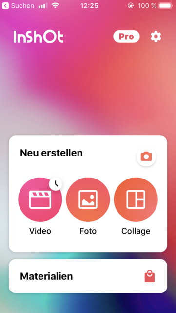 App-Tipp der Woche: InShot- Video-Editor &amp; Foto  | Foto: Screenshot