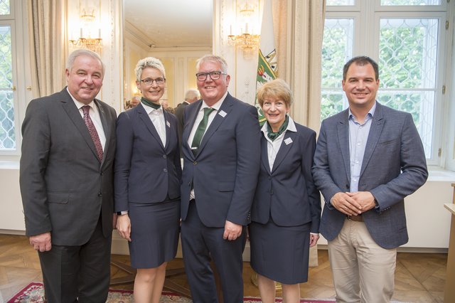 Feierten: Schützenhöfer und Schickhofer mit Forstner, Benko und Purtscher-Penz