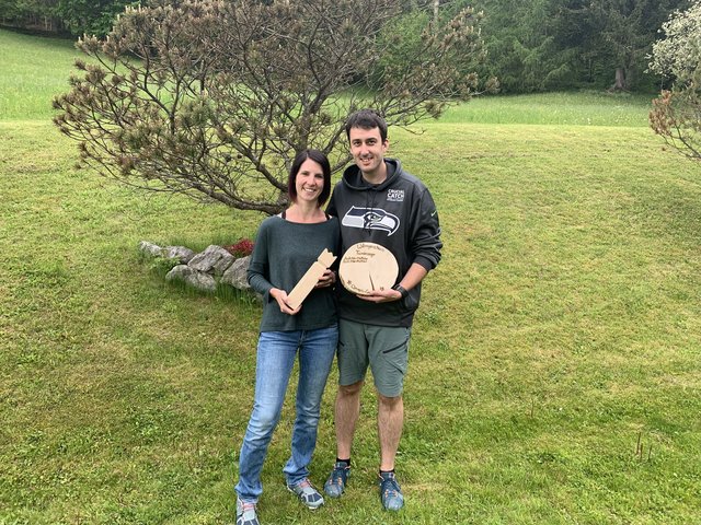 Karin Köberl und Matthäus Stücklschweiger waren beim Wikingerschach-Turnier in Untergrimming nicht zu schlagen. | Foto: KK