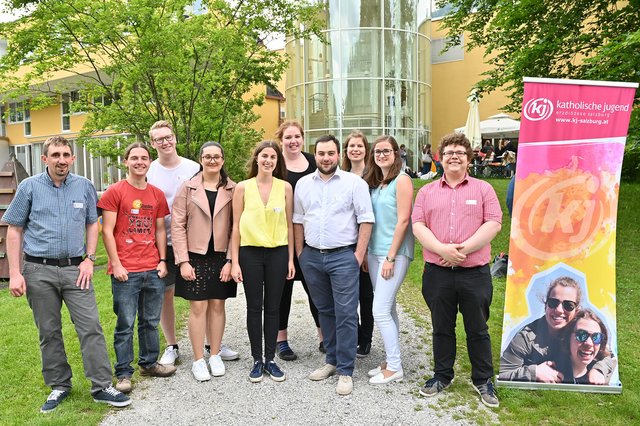 Die neuen Mitglieder des ehrenamtlichen KJ-Vorstands.