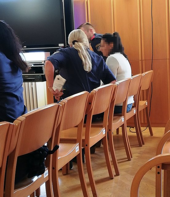 Die Rumänin am Landesgericht St. Pölten | Foto: Ilse Probst