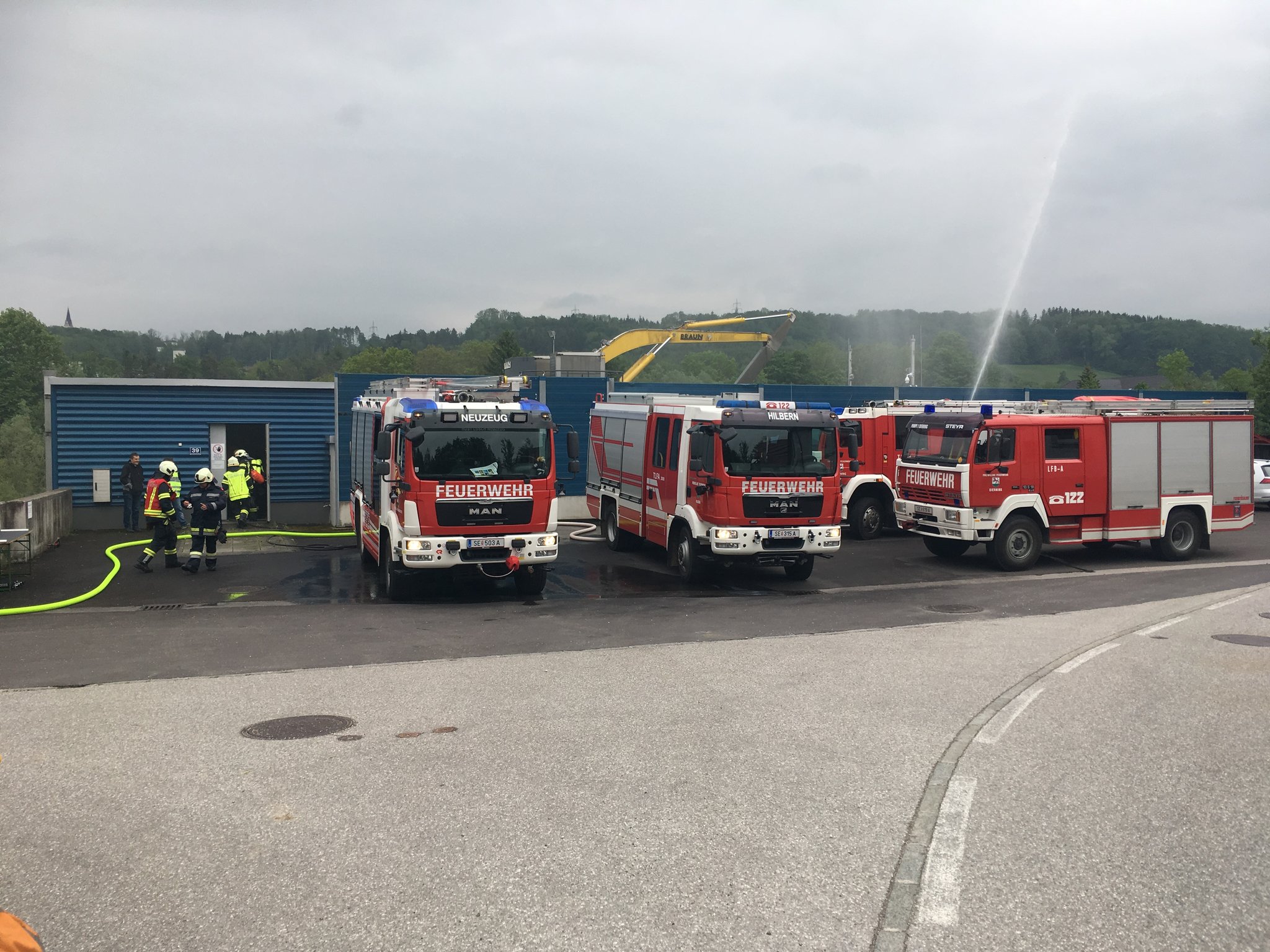 Ennskraft Atemschutzübung im Kraftwerk Pichlern Steyr & Steyr Land