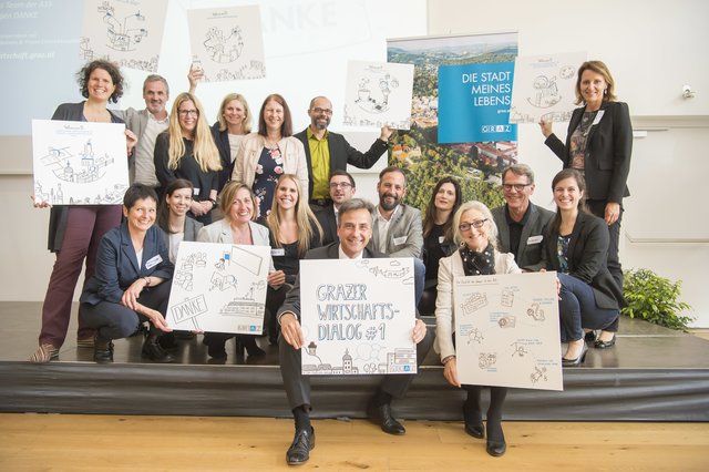 Zahlreiche Ideen entstanden beim Wirtschaftsdialog.