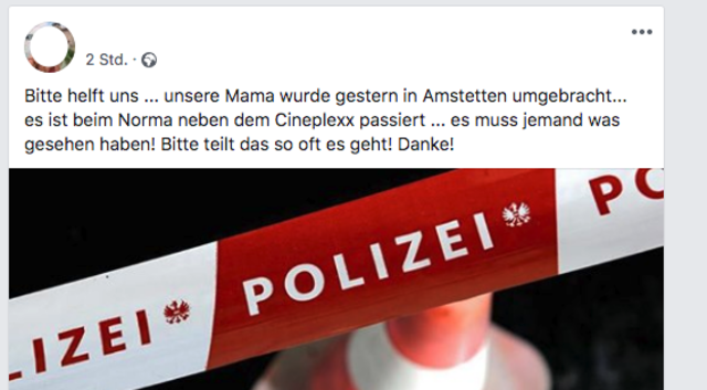 Foto: Screenshot Facebook