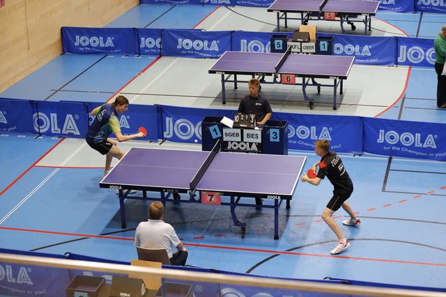 Machael B. geg JonasP. beim Matchball | Foto: Christian Binder