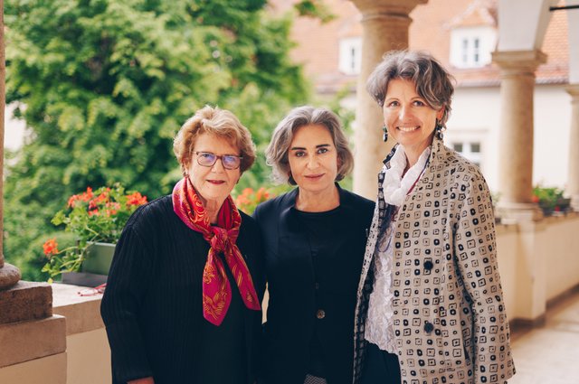Feierten 100 Jahre: W. Klasnic, B. Karner, A. Thaller (v. l.)