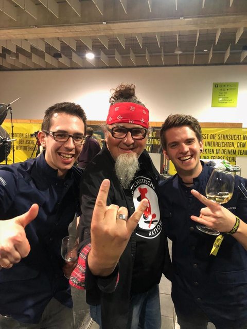 Klaus Hölzl, Juror und Starkoch Stefan Marquard und Bernhard Zimmerl bei den jungen Wilden. | Foto: privat