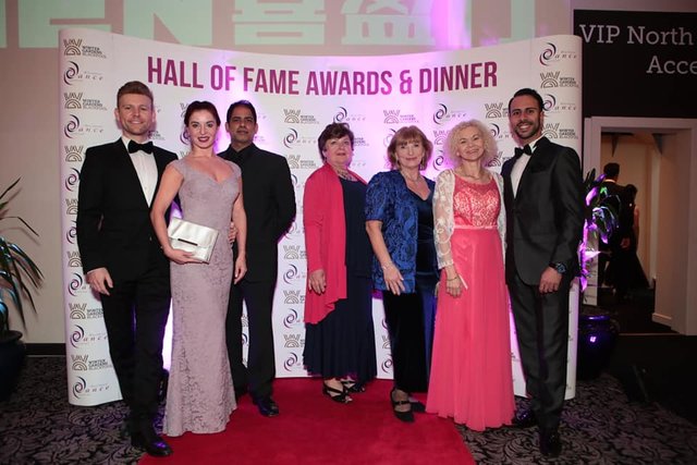 So elegant ist die Abendveranstaltung. Das Team von ProAm Austria beim Hall of Fame Awards &amp; Dinner | Foto: ProAm Austria via Facebook