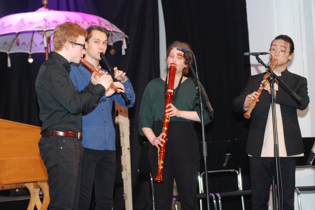 Florian Brosch, Moritz Reifner, Anna Barnas und Kan Zhang.