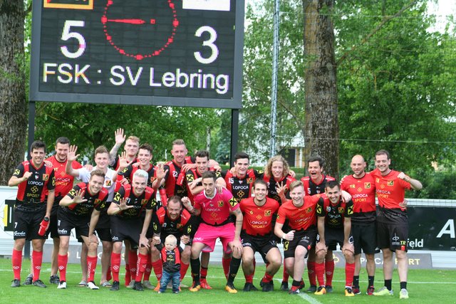 Der FSK besiegte den SV Lebring nach hartem Kampf mit 5:3. Mehr Bilder auf www.woche.at.