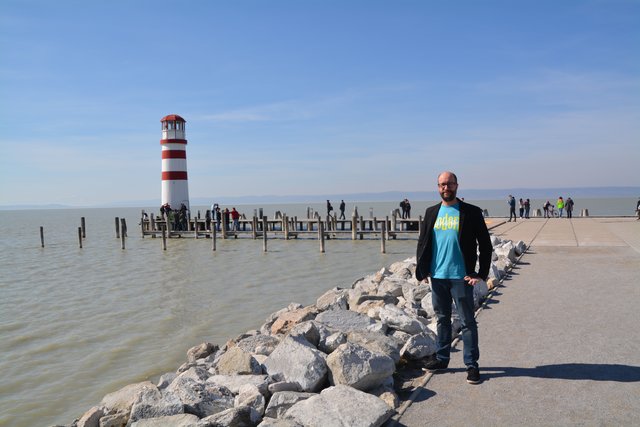 Tourismus-Geschäftsführe Rene Lentsch freut sich über die Besucherzahlen in Podersdorf am See. 