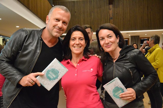 Bernhard Aichner und Lisa Hörtnagl feiern mit MARIVA