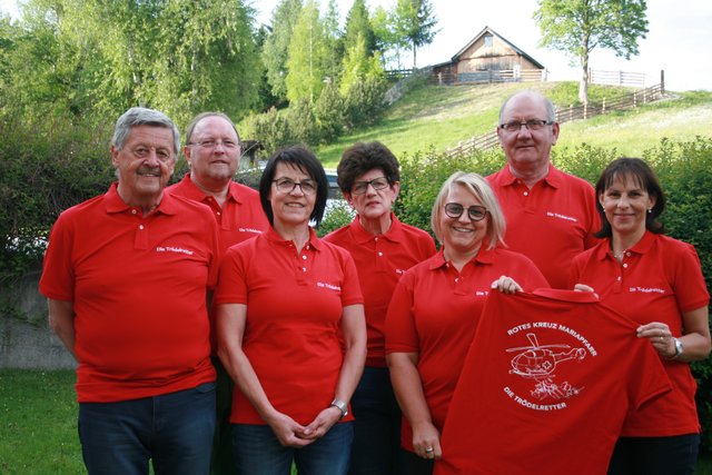 Das Trödelretter-Team: Rosenkranz Hans Peter, 
Strassmayr Roman, Bauer Vroni, Kösselbacher Hermine, Kollnberger Martina, Bauer Peter, Angermann Stefanie | Foto: Rotes Kreuz Mariapfarr