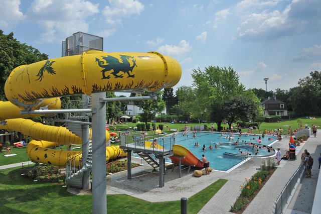 Citysplash St. Pölten: 25 Grad Wassertemperatur. | Foto: Josef Vorlaufer