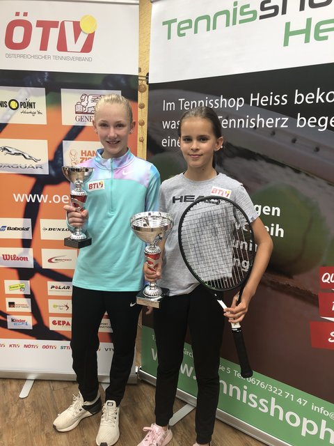Finalgegner: Leonie Rabl und Kim Kühbauer