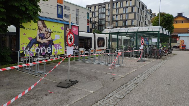 Temporäre Fahrradständer | Foto: Rainer Doppelmair