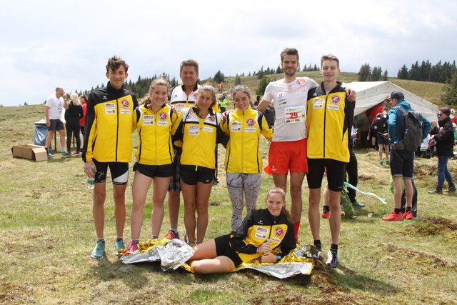 Das LG-Team bei den Meisterschaften in der Steiermark.