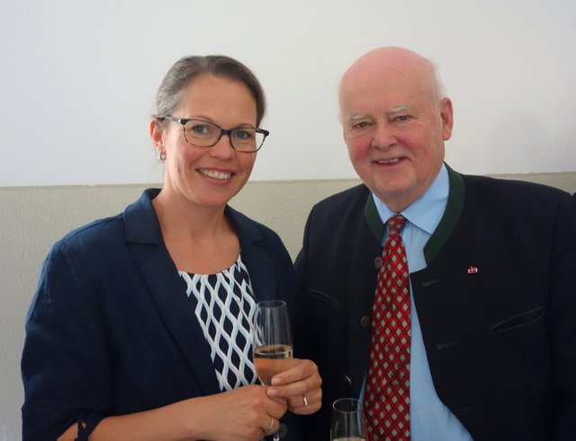  Alexandra Glösl Präsident a.D. Kurt Leitzenberger. | Foto: Probst