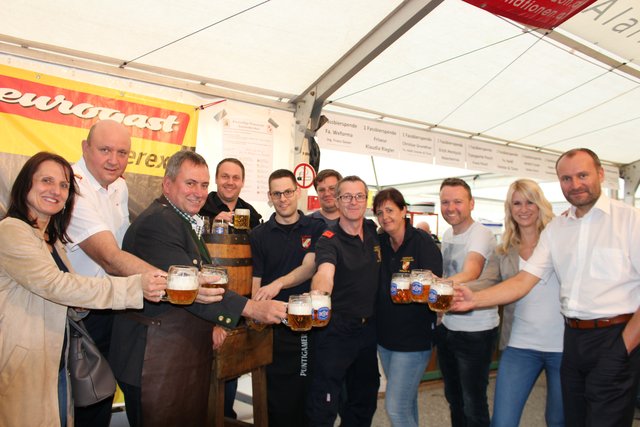 Dagmar Bürger, Karl-Heinz Greiner, Bürgermeister Bernhard Karnthaler, Stefan Klinglmüller, Martin Haindl, Michael Pulli, Kdt. Ing. Franz Geyer, Klaudia Riegler, Christine Bauer-Weber, Christian Brettschneider
