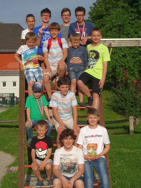 Die Teilnehmer der SPG Sauwald.