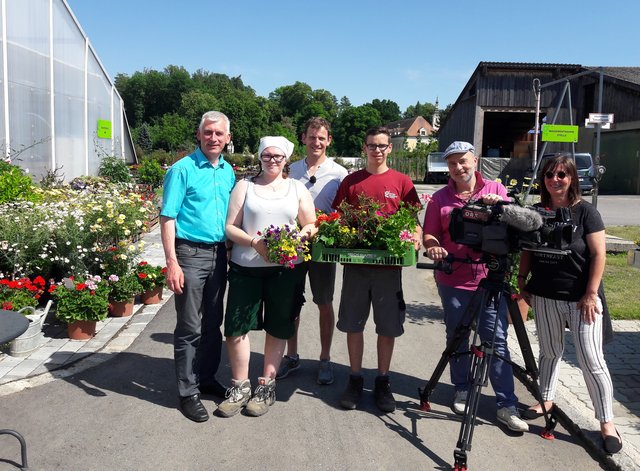 ORF Niederösterreich dreht an der Gartenbauschule Langenlois Krems