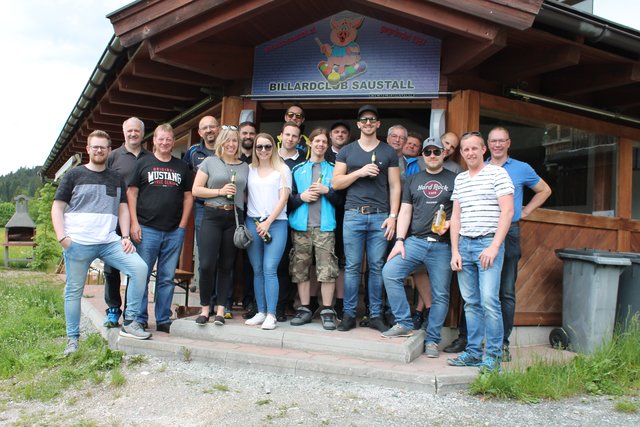 Der Billardclub Optik Gundolf Lechaschau zu Gast in Fieberbrunn zum zweiten Vergleichskampf.