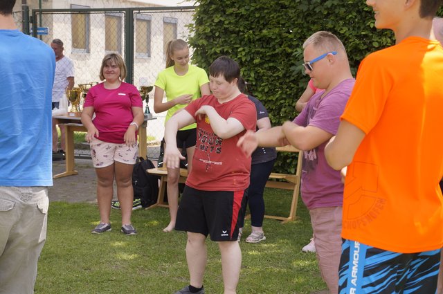 Beim Aufwärmtraining waren alle mit Eifer dabei. | Foto: Anita Marchgraber